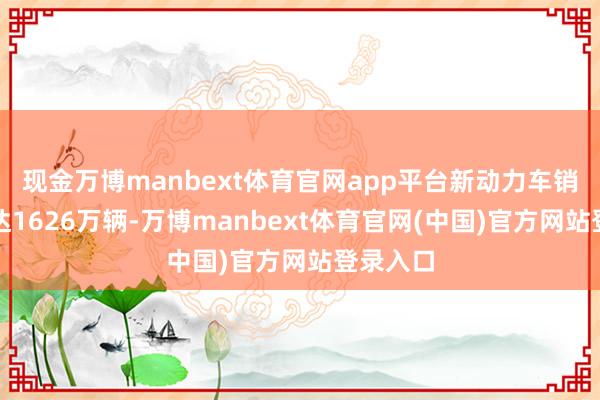 现金万博manbext体育官网app平台新动力车销量瞻望达1626万辆-万博manbext体育官网(中国)官方网站登录入口